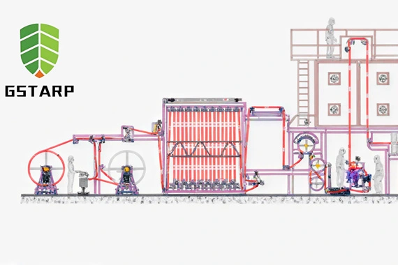 PVC-Messer beschichtete Rolle