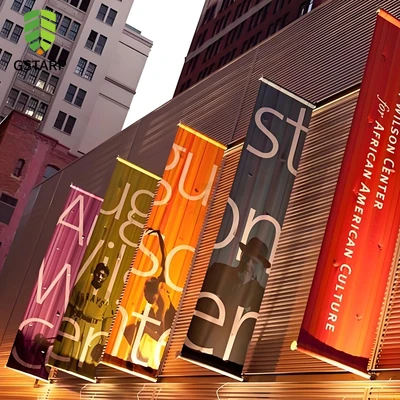 PVC-Banner-Material aus blocken