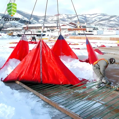 PVC-Schnee-Tarp-Material