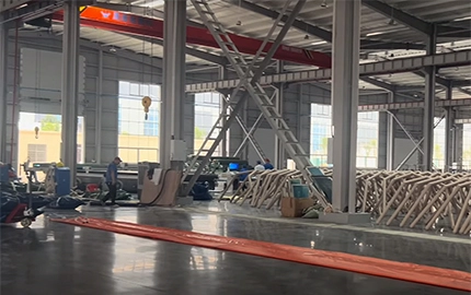 Aufblasbare Zelt Ölzaun Produktions werkstatt 2